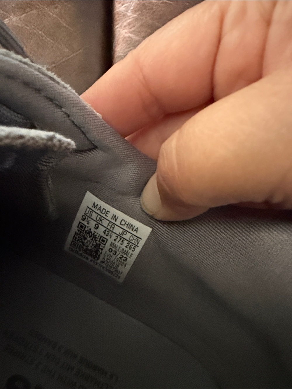 adidas Men's ozweego Athletic Sneakers in Gray and Dark Gray - Picture 8 of 11